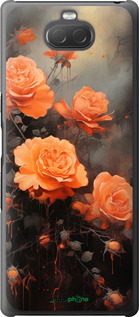 2D пластиковий чехол Оранжеві троянди для Sony Xperia 10 I4113 - 5944t-1688 изображение 
