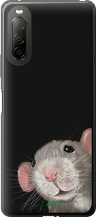 Силиконовый чехол The Peeking Rat для Sony Xperia 10 II - 6442u-2528 изображение 