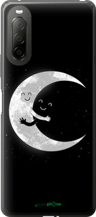 Силиконовый чехол Лунные объятия для Sony Xperia 10 II - 6508u-2528 изображение 