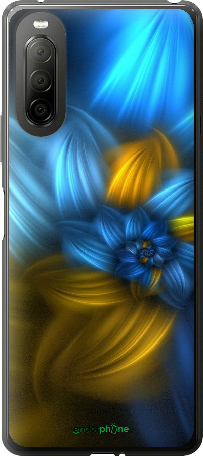 

Силіконовий чохол "Візерунок 46" для Sony Xperia 10 II, Синій