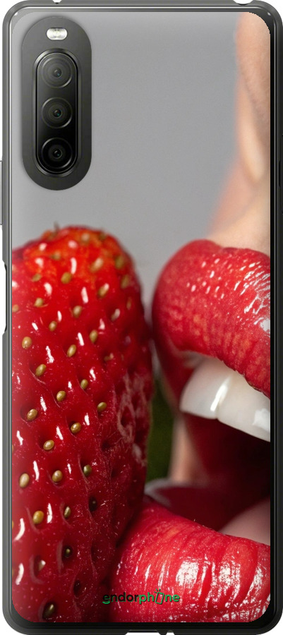 Силіконовий чехол Насолода для Sony Xperia 10 II - 6701u-2528 изображение 