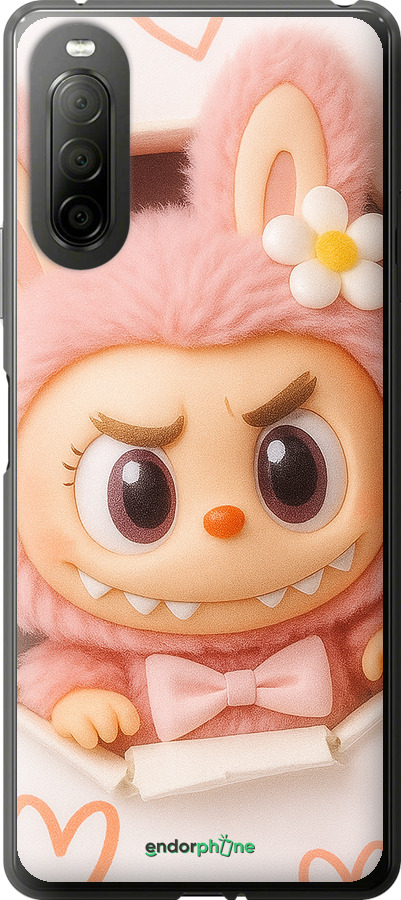 Силиконовый чехол Лабубу 2 для Sony Xperia 10 II - 6710u-2528 изображение 