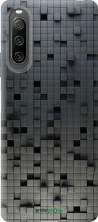 Силиконовый чехол Кубики для Sony Xperia 10 IV - 1061u-2789 изображение 