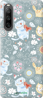 Силіконовий чехол Кошенята v3 для Sony Xperia 10 IV - 1223u-2789 изображение 