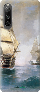 Силиконовый чехол Айвазовский. Корабли для Sony Xperia 10 IV - 160u-2789 изображение 