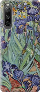 Силиконовый чехол Винсент Ван Гог. Ирисы для Sony Xperia 10 IV - 161u-2789 изображение 