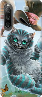 Силиконовый чехол Чеширский кот 2 для Sony Xperia 10 IV - 3993u-2789 изображение 