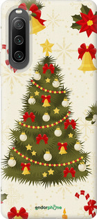 Силиконовый чехол Новогодняя елка для Sony Xperia 10 IV - 4198u-2789 изображение 