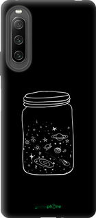 Силиконовый чехол Космос в банке для Sony Xperia 10 IV - 4297u-2789 изображение 