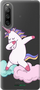 Силиконовый чехол Единорог для Sony Xperia 10 IV - 4702u-2789 изображение 