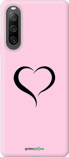 Силиконовый чехол Сердце 1 для Sony Xperia 10 IV - 4730u-2789 изображение 