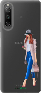 Силиконовый чехол Девушка 1 для Sony Xperia 10 IV - 4751u-2789 изображение 