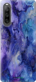 Силиконовый чехол Мрамор 7 для Sony Xperia 10 IV - 4802u-2789 изображение 