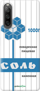 Силиконовый чехол Соль для Sony Xperia 10 IV - 4855u-2789 изображение 