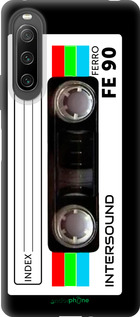 Силиконовый чехол Кассета с90 для Sony Xperia 10 IV - 4894u-2789 изображение 