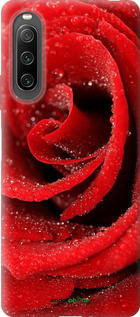 Силиконовый чехол Красная роза для Sony Xperia 10 IV - 529u-2789 изображение 