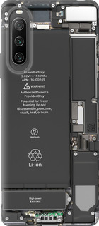 Силиконовый чехол Детали смартфона для Sony Xperia 10 IV - 5487u-2789 изображение 