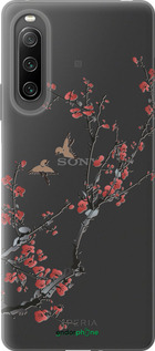 Силіконовий чехол Сакура v2 для Sony Xperia 10 IV - 5538u-2789 изображение 