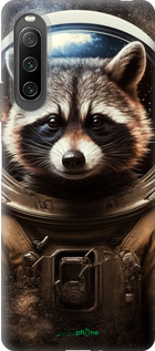 Силиконовый чехол Raccoon austronaut для Sony Xperia 10 IV - 5581u-2789 изображение 