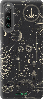 Силиконовый чехол Фаза луны для Sony Xperia 10 IV - 5605u-2789 изображение 