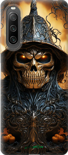 Силиконовый чехол Череп 2 для Sony Xperia 10 IV - 5652u-2789 изображение 