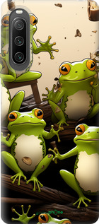 Силіконовий чехол Жабки для Sony Xperia 10 IV - 5656u-2789 изображение 