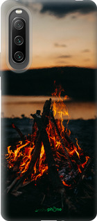 Силиконовый чехол Огонь для Sony Xperia 10 IV - 6021u-2789 изображение 
