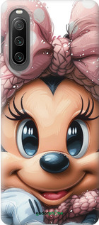 Силиконовый чехол Минни Маус с бантиком для Sony Xperia 10 IV - 6055u-2789 изображение 