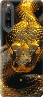 Силиконовый чехол Golden snake для Sony Xperia 10 IV - 6072u-2789 изображение 