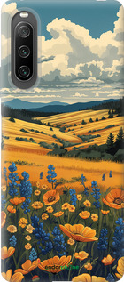 Силиконовый чехол Украинское поле для Sony Xperia 10 IV - 6082u-2789 изображение 