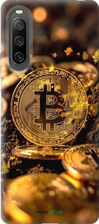 Силіконовий чехол Золота лихоманка біткойна для Sony Xperia 10 IV - 6089u-2789 изображение 