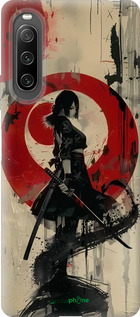 Силиконовый чехол Боевое искусство для Sony Xperia 10 IV - 6126u-2789 изображение 