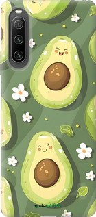 Силиконовый чехол Авокадо для Sony Xperia 10 IV - 6380u-2789 изображение 