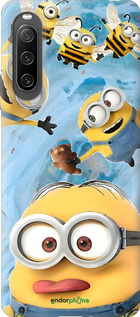 Силиконовый чехол Миньоны для Sony Xperia 10 IV - 6386u-2789 изображение 
