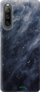Силиконовый чехол Голубые облака, Голубая луна для Sony Xperia 10 IV - 6398u-2789 изображение 
