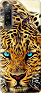 Силиконовый чехол Леопард для Sony Xperia 10 IV - 6611u-2789 изображение 