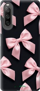 Силіконовий чехол Coquette Ribbons Dark Coquette для Sony Xperia 10 IV - 6767u-2789 изображение 