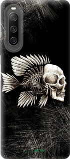 Силиконовый чехол Рыбо-человек для Sony Xperia 10 IV - 683u-2789 изображение 