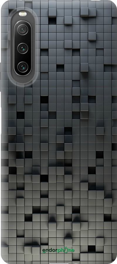 Силиконовый чехол Кубики для Sony Xperia 10 IV - 1061u-2789 изображение 
