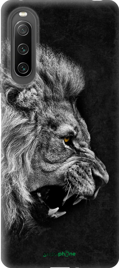 Силіконовий чехол Лев для Sony Xperia 10 IV - 1080u-2789 изображение 