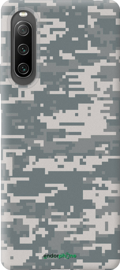 Силиконовый чехол Камуфляж для Sony Xperia 10 IV - 1085u-2789 изображение 