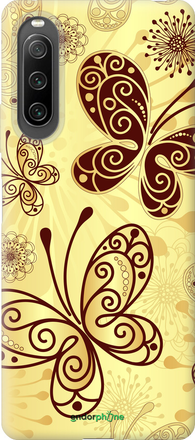Силиконовый чехол Красивые бабочки для Sony Xperia 10 IV - 4170u-2789 изображение 