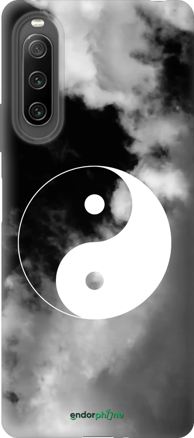 Силиконовый чехол Инь и Янь для Sony Xperia 10 IV - 4389u-2789 изображение 