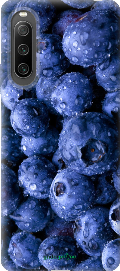Силиконовый чехол Голубика для Sony Xperia 10 IV - 4459u-2789 изображение 