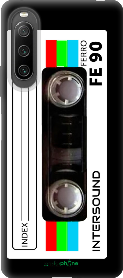 Силиконовый чехол Кассета с90 для Sony Xperia 10 IV - 4894u-2789 изображение 