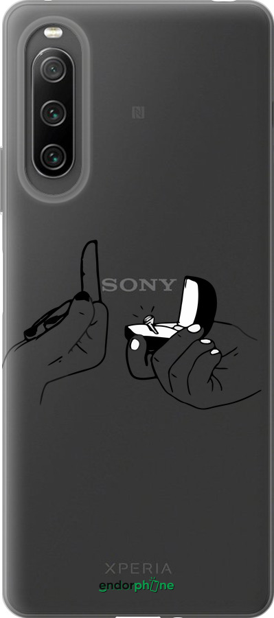 Силиконовый чехол Предложение для Sony Xperia 10 IV - 4898u-2789 изображение 