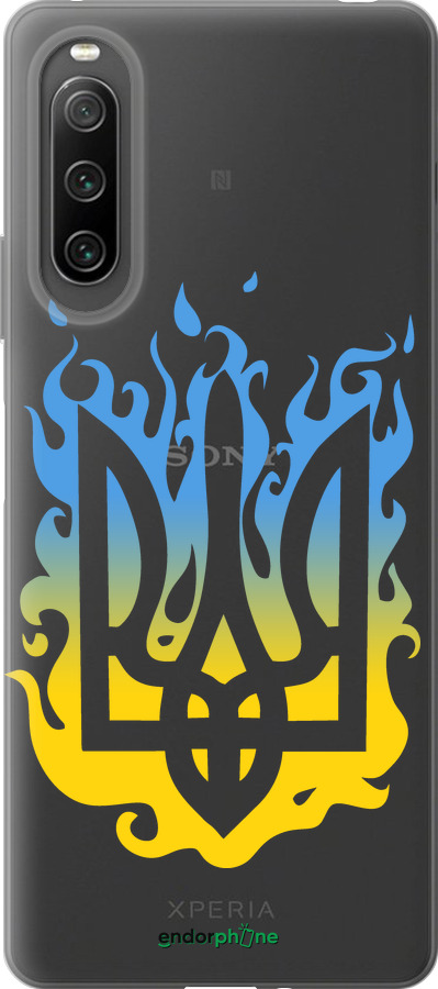 Силіконовий чехол Герб v1 для Sony Xperia 10 IV - 5258u-2789 изображение 