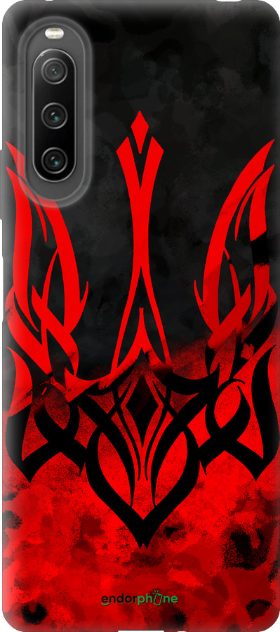 Силіконовий чехол Герб України  для Sony Xperia 10 IV - 5312u-2789 изображение 