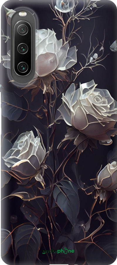 Силиконовый чехол Розы 2 для Sony Xperia 10 IV - 5550u-2789 изображение 