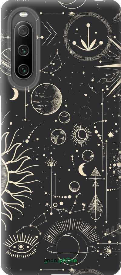 Силиконовый чехол Фаза луны для Sony Xperia 10 IV - 5605u-2789 изображение 